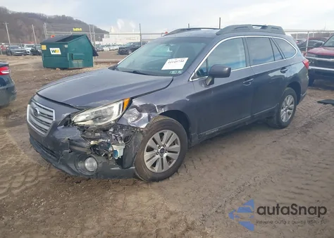 2016 Subaru Outback 2.5I Premium z USA, uszkodzony, nr VIN 4S4BSACC0G3248266
